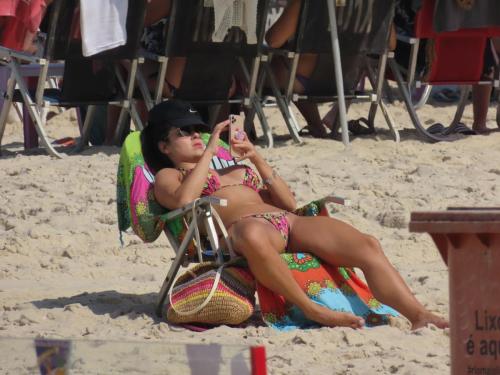 woman slouching bikini ipanema